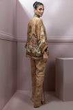 Shamaeel - Silk Embroidered Shirt and Belt with Silk Printed Pants - Studio by TCS