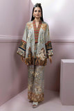 Shamaeel - Floral Silk Printed Shirt with Silk Printed Trouser and Printed Belt - Studio by TCS