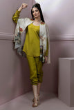 Shamaeel - Solid Silk Co-ord Set with Embroidered Silk Jacket - Studio by TCS