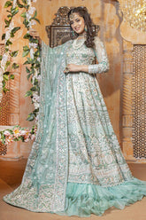 Zahra Ahmad - Feroza - Mint - Multi - 3 Piece