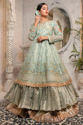 Zahra Ahmad - ABIGAIL - Green - Organza - 2 Piece