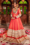 Zahra Ahmad - EB-87 - Red - 2 Piece