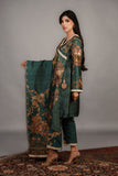 Shamaeel - TRE-09 - Sheesha Silk and Khaddi Silk - 3 Piece