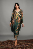 Shamaeel - TRE-09 - Sheesha Silk and Khaddi Silk - 3 Piece