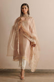 Deepak Perwani - Kut294 - Silk - Beige & Off-White - 3 Piece