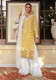 Huma Adnan Sufia Suit Mustard 3 Piece