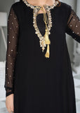 Laleen Haniya Pishwas Black 3 Piece