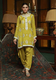 Huma Adnan Zuleyka Suit Mustard Yellow 3 Piece