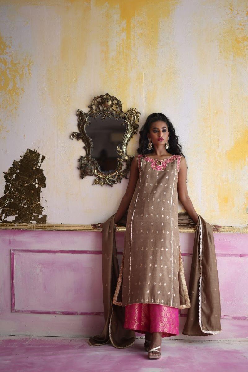 Pinktree - Bohemian - Mesuri Net - Hot Pink - 3 Piece - Studio by TCS