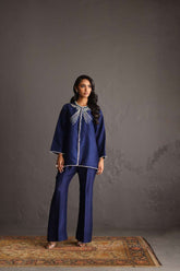 Deepak Perwani - Pure Raw Silk Suit For Women - 2 Piece