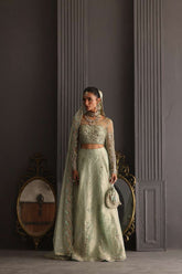 Deepak Perwani - Tulle And Lame Lehenga Choli For Women - 3 Piece