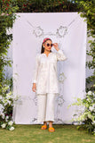 Shehrnaz - SHK-1251 - lila - White - Cotton - 2 Piece