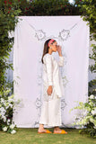 Shehrnaz - SHK-1251 - lila - White - Cotton - 2 Piece