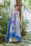 Shehrnaz - SHK-1303 - Blue / Ferozi - Silk - 3 Piece