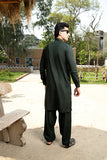 Arif Ashraf - Bottle Green Kurta Shalwar