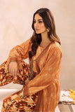 SAFWA - Printed - Orange - Lawn - 2 Piece - Stitched