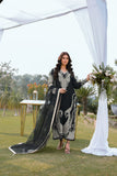 Reema Ahsan - Serene - Raw Silk & Organza - Black - 3 Piece