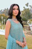 Reema Ahsan - Zirah - Multi Fabric - Teal - 3 Piece