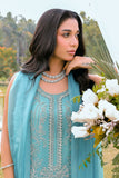 Reema Ahsan - Zirah - Multi Fabric - Teal - 3 Piece