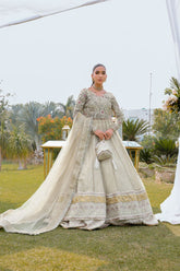 Reema Ahsan - Kiara - Net & Jamawar - Ivory - 3 Piece