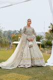 Reema Ahsan - Kiara - Net & Jamawar - Ivory - 3 Piece