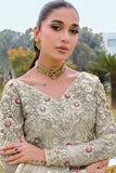Reema Ahsan - Kiara - Net & Jamawar - Ivory - 3 Piece