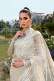 Reema Ahsan - Nurul - Net & Shimmer - Ivory - 3 Piece