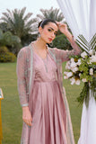 Reema Ahsan - Hira - Silk & Organza - Dusty pink - 2 Piece