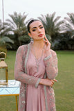 Reema Ahsan - Hira - Silk & Organza - Dusty pink - 2 Piece