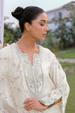 Reema Ahsan - Aleera - Khadi Silk & Organza - Ivory - 3 Piece
