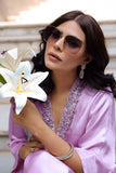 Reema Ahsan - Nyra Shamoz Silk Suit For Women - Light Pink - 3 Piece