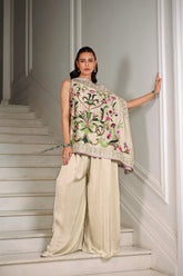 Reema Ahsan - Inza Shamoz Silk Suit For Women - Green - 2 Piece