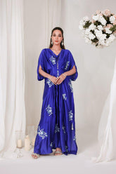 Reema Ahsan - RIJA - Shamose silk - Electric blue - 1 Piece