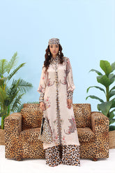 Musferah Saad - SAUVAGE - Rose Beige - Silk - 2 Piece