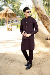 Arif Ashraf - Plum Waistcoat