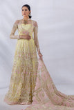 Malook - Diara - Yellow & Pink - Embroidered Net - 3 Piece - Unstitched - Studio by TCS