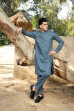 Arif Ashraf - Pacific Blue Kurta Trouser