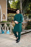 Arif Ashraf - Teal Kurta Trouser with Waistcoat