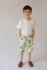 Hummingbirdspk - Classic White Cotton T Shirt with Logo - 1 Piece