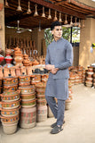 Arif Ashraf - Grey Kurta Trouser with Waistcoat