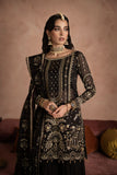 Anayra Amal - Zahab - Black - Organza - 3 Piece