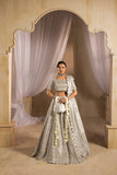 Anayra Amal - Chandi Embroidered + Hand Worked Lame' Tissue Suit For Women - Silver - 3 Piece