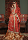 Huma Adnan - Zehrayn - Silk - Maroon - 3 Piece