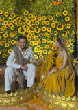 Shahid Chuhan - Noor-E-Mayoun Silk Lehnga Choli For Women - Mehandi