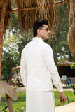 Arif Ashraf - Boski Off White Kurta Trouser with Waistcoat