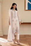 Yashfa Studio - Shanza Organza Suit For Women - Pastel Cream - 3 Piece