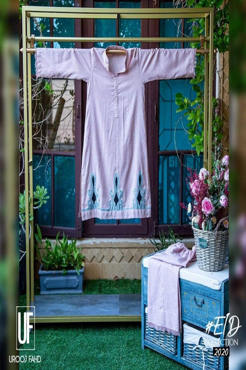 Urooj Fahd - Irish Pale Pink - 2 PC