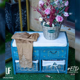 Urooj Fahd - Self Cotton Organza Copper - 2 PC