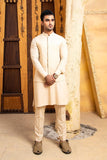 Shahjahan - Ivory Skin Kurta Trouser With Waistcoat - 3 Piece