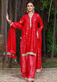 Huma Adnan - Bushra - Jamawar - Fuchsia - 3 Piece